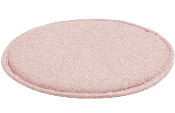 Růžový látkový podsedák Kave Home Silke 35 cm  - Výška2