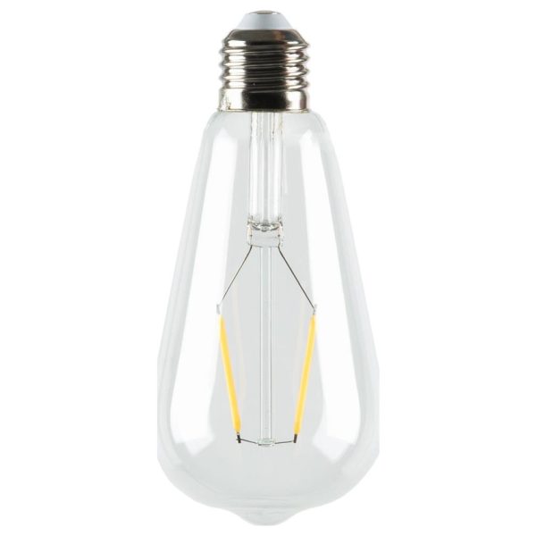 Dekorativní halogenová LED žárovka Kave Home E27 4W  - Výška14