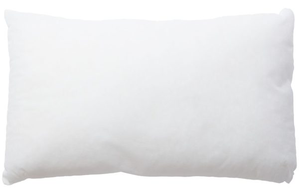 Bílá polyesterová výplň do polštáře Kave Home Fluff 30 x 50 cm  - Výška10 cm- Šířka 30 cm