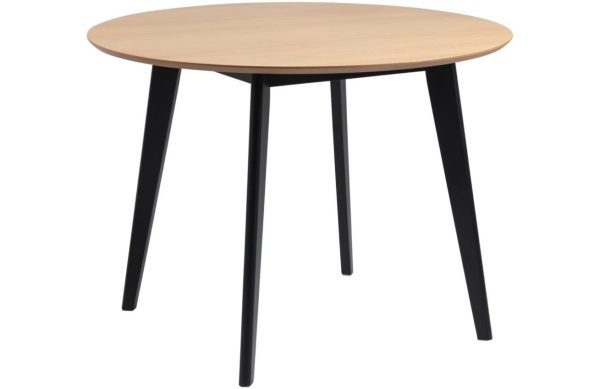 Scandi Dubový kulatý jídelní stůl Diaz 105 cm  - Výška76 cm- Průměr 105 cm