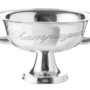 Moebel Living Stříbrná nádoba na chlazení Šampaňského Champagne 65 cm  - Šířka65 cm- Výška 30 cm