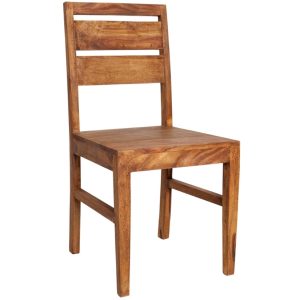 Moebel Living Masivní sheeshamová jídelní židle Lexie  - Šířka45 cm- Výška 90 cm
