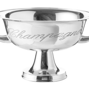 Moebel Living Stříbrná nádoba na chlazení Šampaňského Champagne 40 cm  - Šířka40 cm- Výška 25 cm