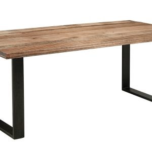 Moebel Living Masivní mangový jídelní stůl Fabio 180 x 90 cm  - Výška77 cm- Šířka 180 cm