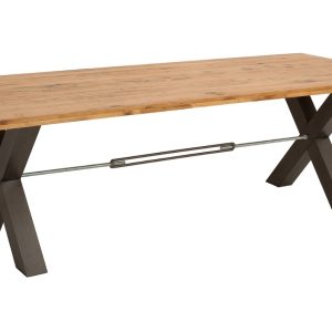 Moebel Living Masivní dubový jídelní stůl Hogan 240x100 cm  - Výška76 cm- Šířka 240 cm