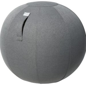 Šedý sedací / gymnastický míč  VLUV SOVA Ø 65 cm  - Průměr60-65 cm- Max. nosnost 120 kg