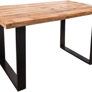 Moebel Living Masivní mangový jídelní stůl Fabio 120 x 80 cm  - Výška77 cm- Šířka 120 cm