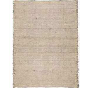 Béžový koberec ZUIVER FRILLS 170x240 cm  - Šířka170 cm- Délka 240 cm