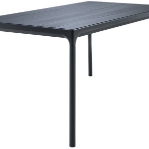 Černý kovový zahradní jídelní stůl HOUE Four 160 x 90 cm  - Výška74 cm- Šířka 160 cm