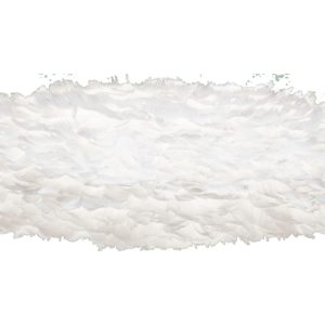 Umage Bílé závěsné světlo Eos Esther Medium z pravých husích per 60 cm  - Šířka60 cm- Hloubka 39 cm