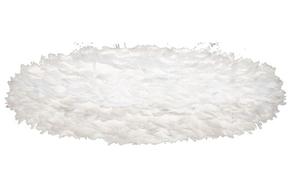 Umage Bílé závěsné světlo Eos Esther Medium z pravých husích per 60 cm  - Šířka60 cm- Hloubka 39 cm