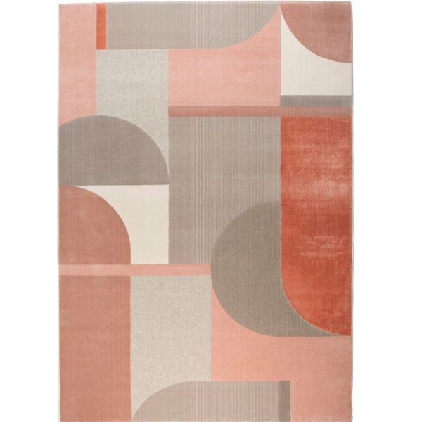 Růžovo šedý koberec ZUIVER HILTON 160 x 230 cm  - Výška9