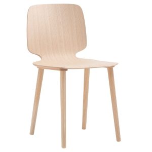 Pedrali Přírodní jasanová jídelní židle Babila 2700  - Výška79 cm- Šířka 44 cm