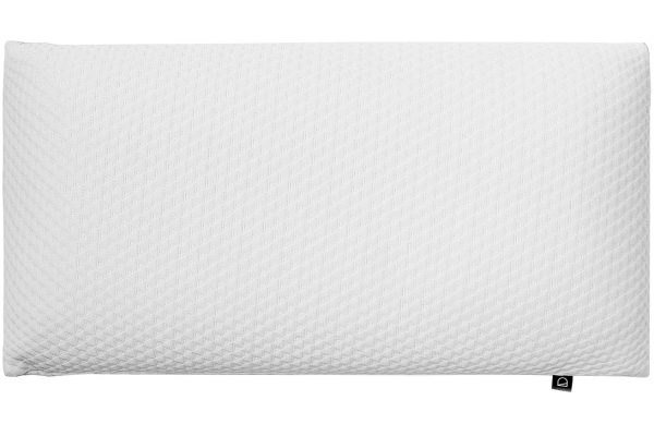 Bílý látkový polštář Kave Home Sasa 33 x 70 cm  - Výška10 cm- Šířka 90 cm