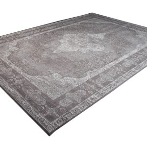 Moebel Living Šedý koberec s orientálními vzory Purete 350x240cm  - Šířka350 cm- Výška 1 cm