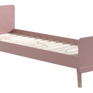 Růžová lakovaná postel Vipack Billy 90x200 cm  - Výška73