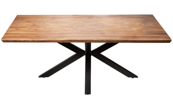 Moebel Living Masivní sheeshamový jídelní stůl Oscar II 200x100 cm  - Šířka200 cm- Výška 76 cm