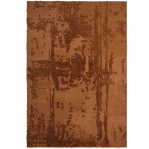 Hoorns Kaštanově hnědý sametový koberec Michelle 170 x 240 cm  - Výška1 cm- Šířka 170 cm