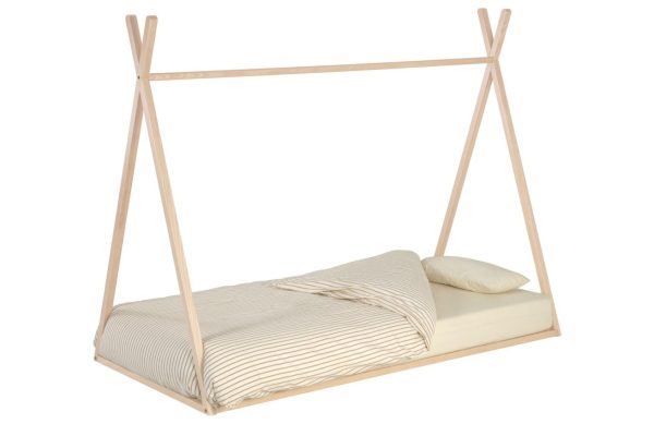 Dřevěná dětská postel Kave Home Maralis 90 x 190 cm  - Výška154 cm- Šířka 197 cm