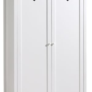 Bílá dřevěná dětská skříň Vipack Amori 110 x 57 cm  - Výška190