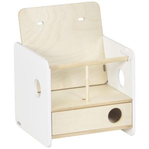 Dřevěná dětská židlička Kave Home Nuun  - Výška47 cm- Šířka 36 cm