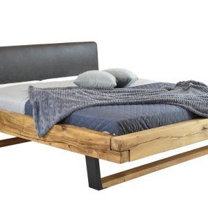 Woody Masivní dubová postel Luna II. 160 x 200 cm  - Výška88 cm- Šířka 178 cm