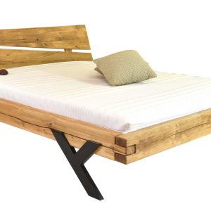 Woody Masivní dubová postel Way 160 x 200 cm  - Výška80 cm- Šířka 178 cm