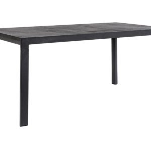 Černý keramický zahradní jídelní stůl Bizzotto Mason 160 x 90 cm  - Výška74 cm- Šířka 160 cm