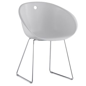Pedrali Bílá plastová jídelní židle GLISS 920  - Výška74