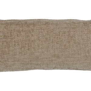 Hoorns Béžovo hnědý látkový polštář Bearny 30 x 70 cm  - Výška30 cm- Šířka 70 cm