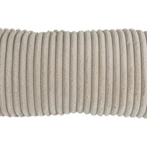 Hoorns Bílý látkový polštář Bearny 30 x 70 cm  - Výška30 cm- Šířka 70 cm