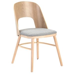 Jasanová jídelní židle Marckeric Bruxelles  - Výška81 cm- Šířka 47 cm
