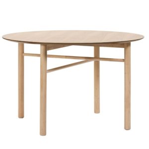 Jasanový jídelní stůl Teulat Junco 120 cm  - Průměr120 cm- Výška 75 cm