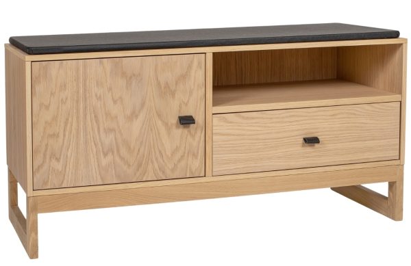 Dubový botník Woodman Slussen 100 x 39 cm  - Šířka100 cm- Hloubka 39 cm