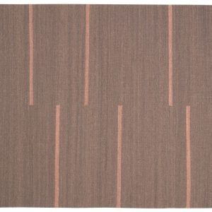 Hnědý látkový koberec Kave Home Caliope 160 x 230 cm  - Výška1 cm- Šířka 160 cm