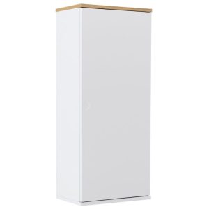 Matně bílá lakovaná nástěnná skříňka Tenzo Dot 40 x 43 cm  - Výška95 cm- Šířka 40