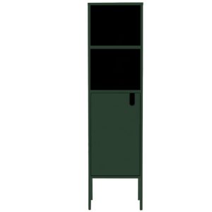 Matně zelená lakovaná knihovna Tenzo Uno 152 x 40 cm  - Výška152 cm- Šířka 40 cm
