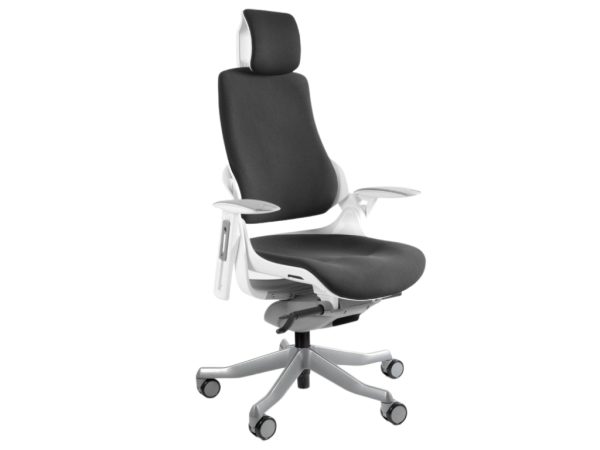 Office 360 Černá designová kancelářská židle Master A02  - Výška117-137 cm- Šířka 68 cm