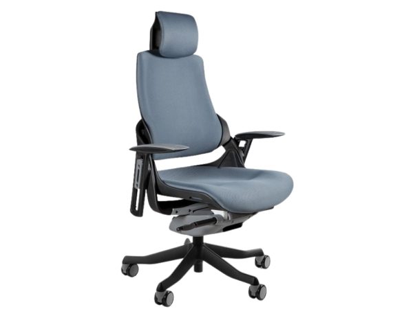 Office 360 Šedá látková kancelářská židle Master E04  - Výška117-137 cm- Šířka 68 cm