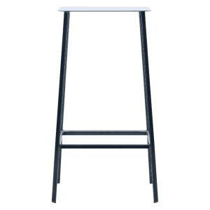 House Doctor Černá kovová barová židle Stag 75 cm  - Výška75 cm- Šířka 36 cm