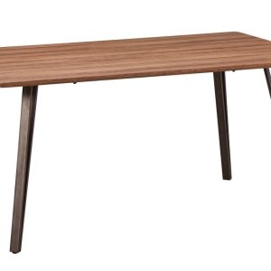 Ořechový jídelní stůl Marckeric Candi 160 x 90 cm  - Výška76 cm- Šířka 160 cm