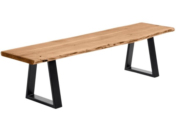 Akátová lavice Kave Home Alaia 140 cm  - Výška45 cm- Šířka 140 cm