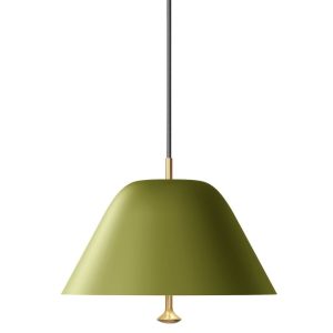 Audo CPH Zeleno zlaté kovové závěsné světlo AUDO LEVITATE 28 cm  - Výška21