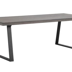 Tmavě hnědý dubový jídelní stůl ROWICO BROOKLYN I. 220 x 95 cm  - Výška75 cm- Šířka 220 cm