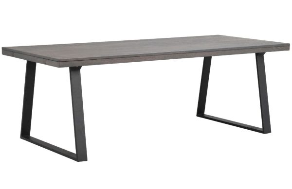 Tmavě hnědý dubový jídelní stůl ROWICO BROOKLYN I. 220 x 95 cm  - Výška75 cm- Šířka 220 cm