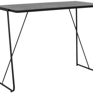 Černý lakovaný pracovní stůl Tenzo Work I 100 x 55 cm  - Výška75 cm- Šířka 100 cm