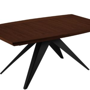 Hnědý dubový rozkládací jídelní stůl Windsor & Co Sky 100 x 200-300 cm  - Výška76 cm- Šířka 200-300 cm
