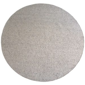 Béžový vlněný kulatý koberec ROWICO AUCKLAND 250 cm  - Průměr250 cm- Tloušťka 2 cm