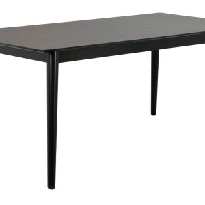 Černý jasanový jídelní stůl ROWICO LOTTA 180 x 90 cm  - Výška75 cm- Šířka 180 cm