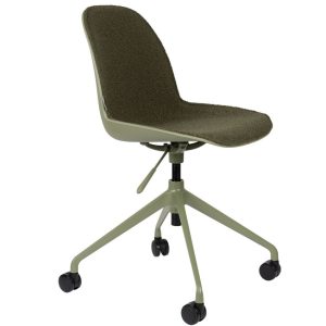 Zelená látková konferenční židle ZUIVER ALBERT KUIP  - Výška84